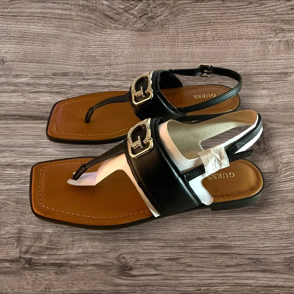 Guess Gwarenna Slingback Thong Sandals NIB Size 9 - Picture 7 of 8